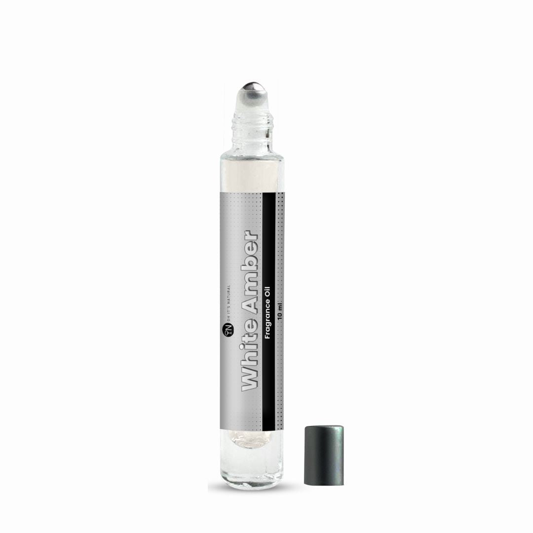 white amber natural fragrance oil roll on by oh it's natural