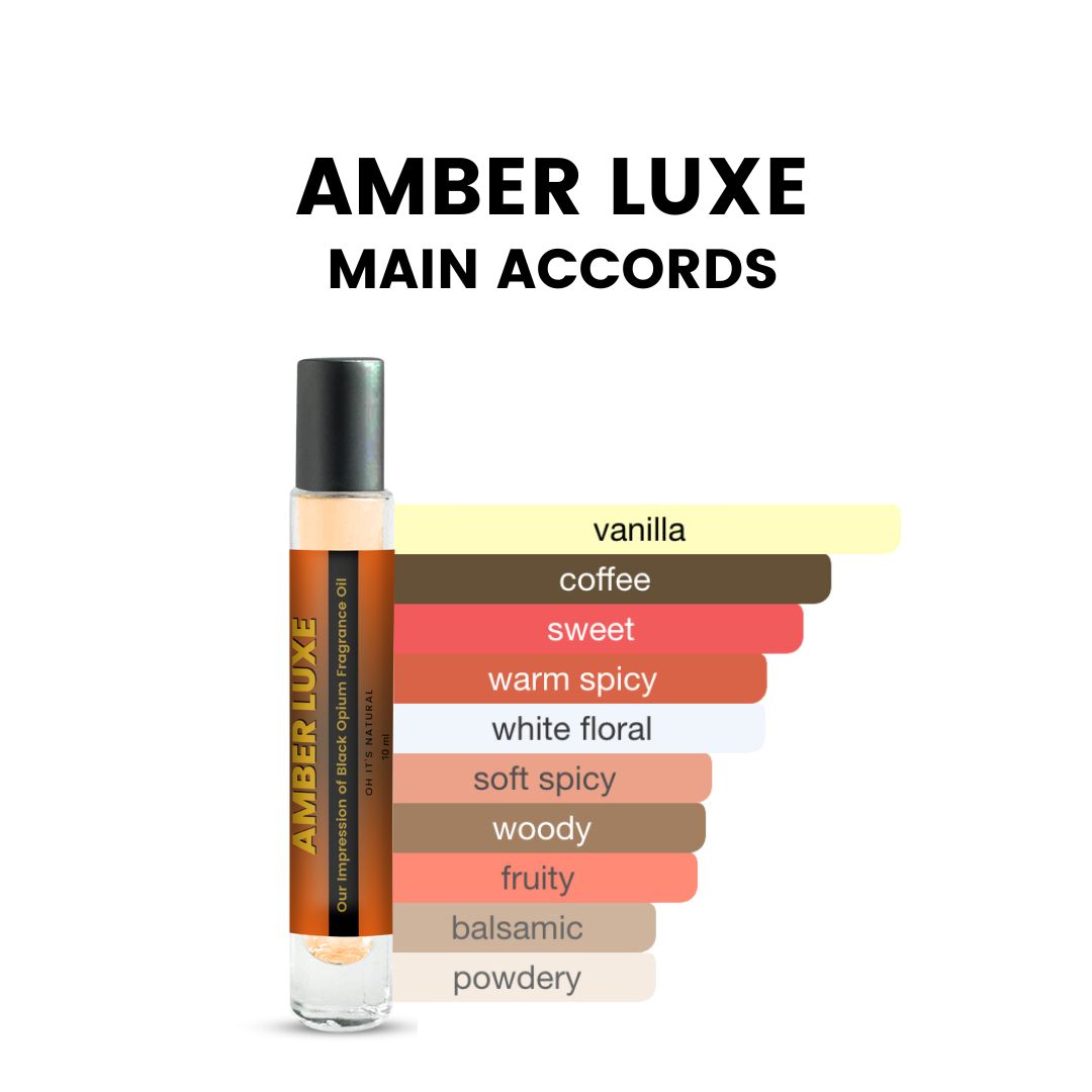 amber luxe by oh it's natural  smells like ysl black opium 