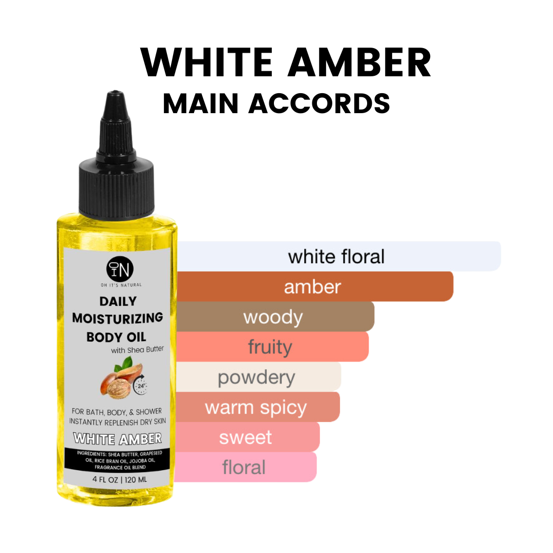 WHITE AMBER BODY OIL