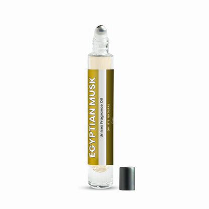 egyptian perfume oil blend by oh it's natural on white background