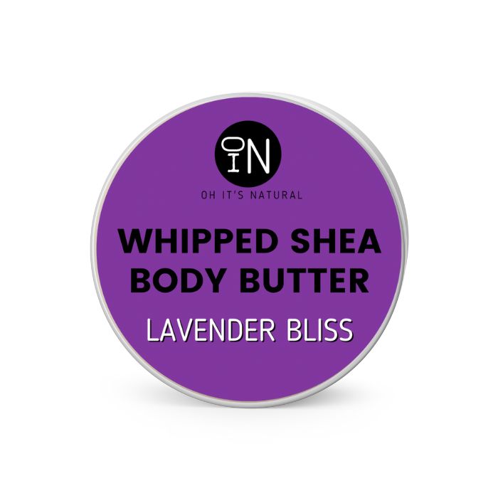 shea body butter lavender for dry skin by oh it's natural