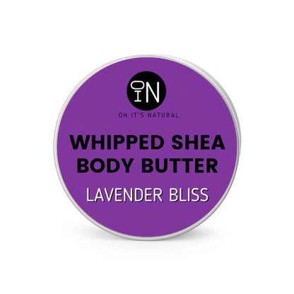 shea body butter lavender for dry skin by oh it's natural