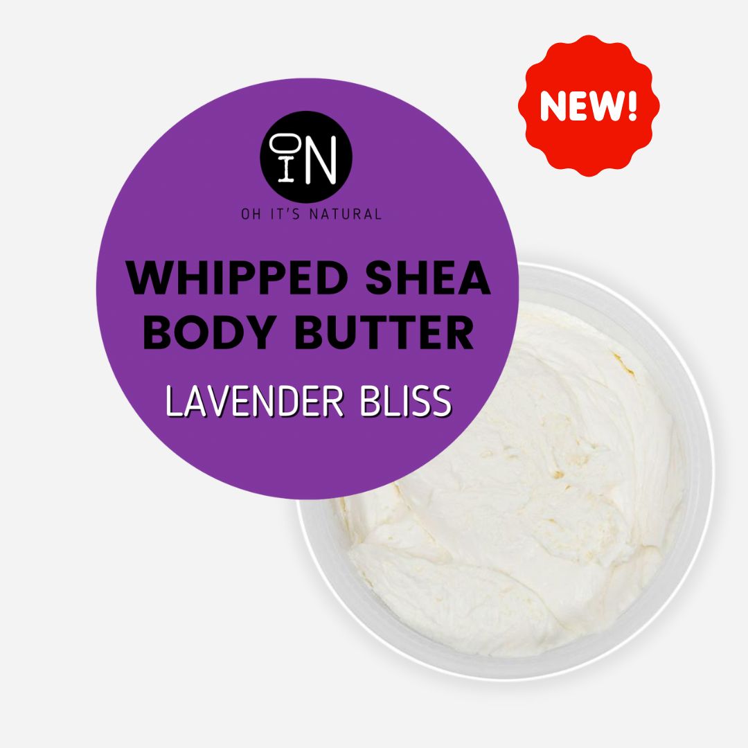 organic raw scented shea body butter lavender for dry skin by oh it's natural