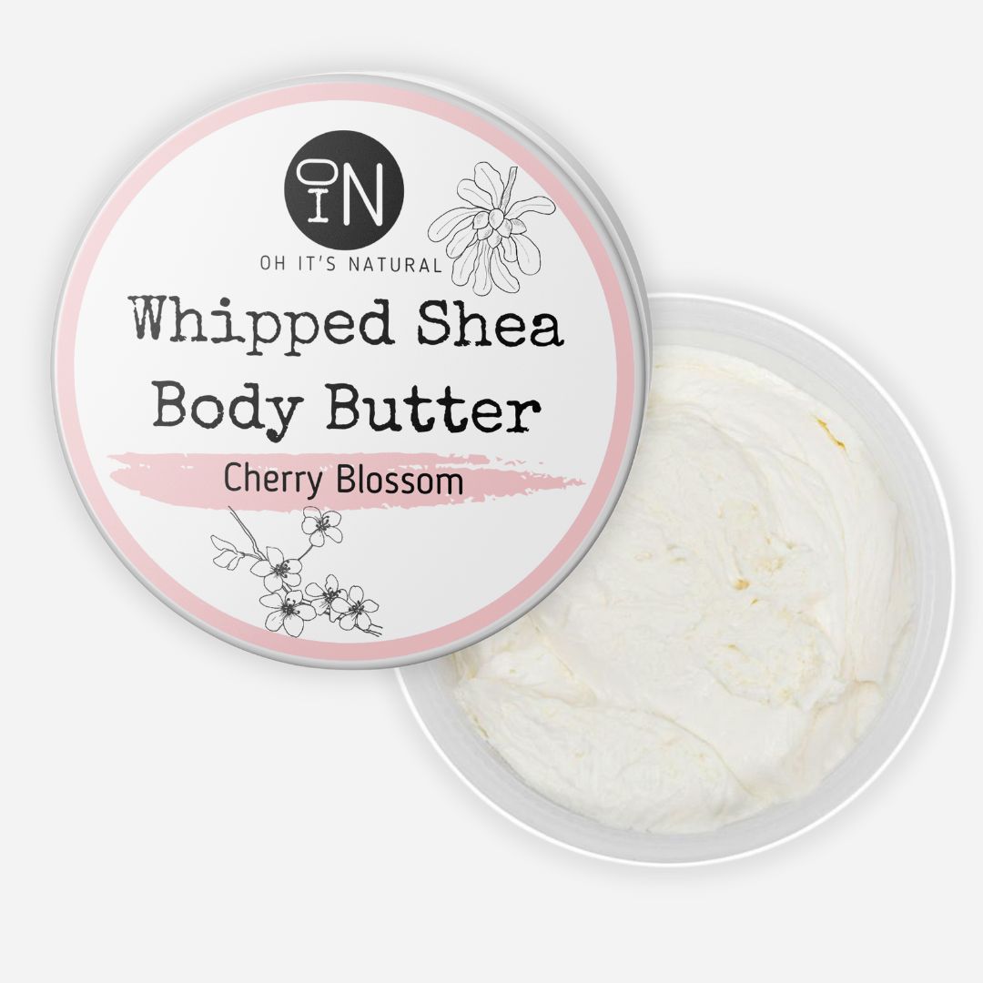 whipped scented shea butter cherry blossom by oh it's natural