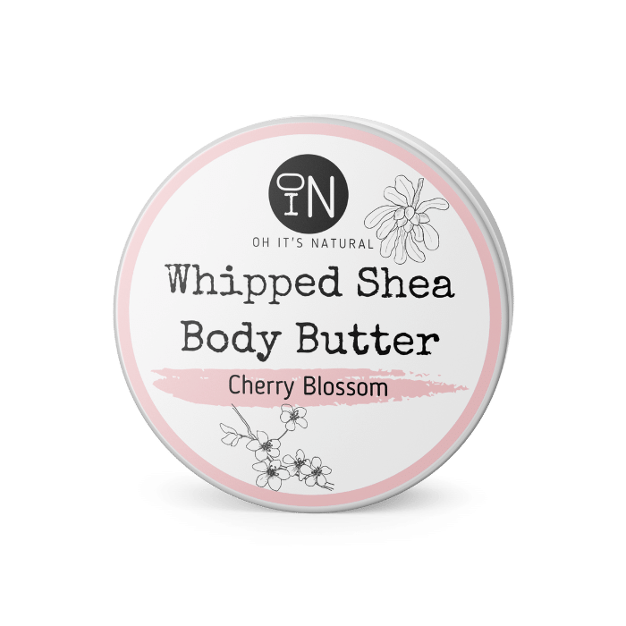 scented shea butter cherry blossom by oh it's natural